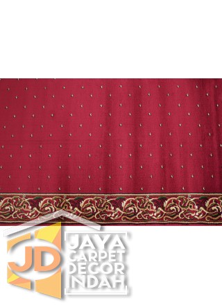 Karpet Sajadah ISTANBUL ZAM-ZAM Red Motif Bintik 120x600, 120x1200, 120x1800, 120x2400, 120x3000